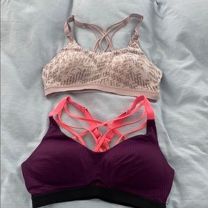 Victoria sport lightweight strapy bra’s size 34C